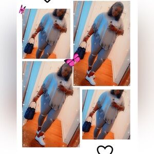 Torrid Gray Distressed Women Ankle Jeans